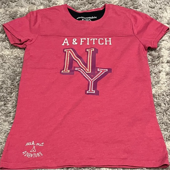 ABERCROMBIE Kids Short Sleeve Shirt - Like New! MINT CONDITION Size 13/… - Picture 1 of 6